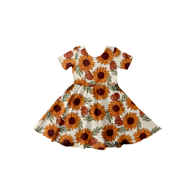 Fall Floral Twirl Dress (Choose Your Print)