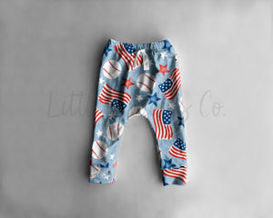 Red, White and Blue Joggers (Choose Your Print)