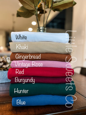 Winter Solids TShirt Dress (Choose your Print & Sleeve Length)